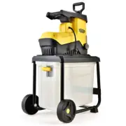 NNEMB 2400W Electric Mulcher Crushing Garden Shredder Chipper