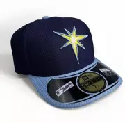 Tampa Bay Rays New Era 59FIFTY Alternate Logo Diamond 2 Tone Fitted Hat 7 1/4
