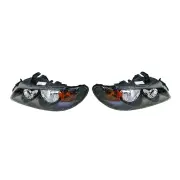 Right & Left Headlight for Nissan Pulsar Hatchback N16 Black 08/2002-01/2005