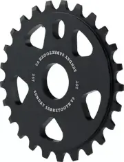 Sunday Sabretooth V2 BMX Sprocket 25T Black Aluminum Chainring