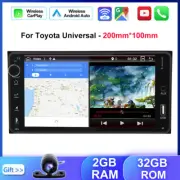 7" Android 12 Car Stereo GPS For Toyota Hilux Prado Kluger Yaris Navi Head Unit