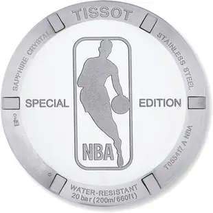 TISSOT 天梭 官方授權 T-Sport PRC200 NBA特別版計時腕錶 送禮首選-銀/42mm T0554171101701