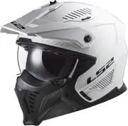 LS2 OF606 Drifter Trial Helmet, white, Size XL for Men