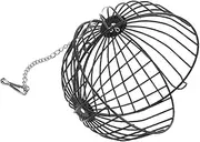 BUGUUYO Hamster Feeder Hanging Ball Multi Functional Ventilated Hay Dispenser for Hamsters and Rabbits Durable Construction Easy to Clean for Cage Accessories