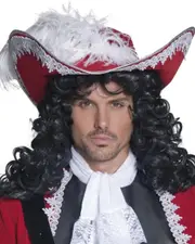 Authentic Captain Cook Pirate Red Hat