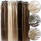 100-300S Micro Ring Beads Loop Link Tip Hair Extensions 100%Real Remy Human Hair