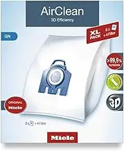 Miele AirClean 3D XL-Pack GN Dust Vacuum Bag, White