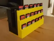 Nintendo Switch Ultimate Game Card Dock Console Cartridge Holder - Holds 18 Game