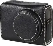 RAYWE Portable Camera Case Synthetic Leather Camera Carry Bag with Shoulder Strap Replacement for Ricoh GR3 GR III/ GR3X Camera