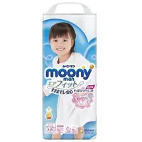 在飛比找蝦皮購物優惠-日本國產藍色 Moony 尿布褲女嬰尺寸 XXL 26 件