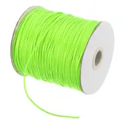 Bright Green 1.5mm Waxed Cord 175 Yard Wax Bead Thread String for Jewelry Making