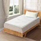 NNEDSZ 8cm Memory Foam Mattress Topper with Bamboo Cover - Single Size