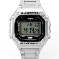 在飛比找樂天市場購物網優惠-CASIO手錶 時尚金屬方形電子鋼錶【NECE59】