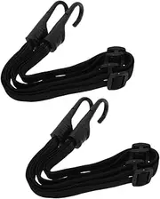 Luxshiny 2pcs Elastic Motorcycle Helmet Straps Cargo Tie Down Strap for Securing Luggage and Gear Durable Rubber for Motorbike Accessories and Travel