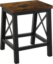 Step Stools for Adults and Kids, Wooden Small Step Stool with Non-Slip Feet, Rec