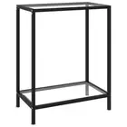 Transparent Console Table 60x35x75 cm Tempered Glass Modern Home Decor