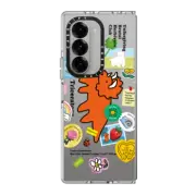 Galaxy Z Fold6 Clear Case Triceratops Sticker