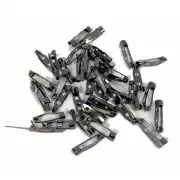 144 Bar 3/4 Inch 20mm Pin Backs Clasp Gunmetal Broach Name Badge Parts