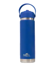 Big Insulated Water Bottle 650ml - Azure