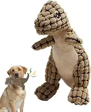 Squeaky Dinosaur Dog Toy | Dog Plush Dinosaur Dog Squeaky Toy | Halloween Dog Toy, Funny Dinosaur Squeaky Dog Toys Dog Chew Toys for Medium Large