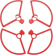 Propeller Protector Guard for D-JI Mini 2/SE Quick Release Anti-collision Protective Ring Propeller Guards Drone Accessory(Red)