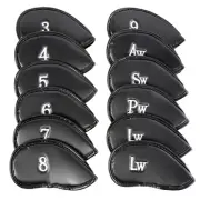 12Pcs/set Golfs Iron Cover Iron Head Cover Golfs Head Cover Color PU Iron Cover