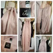 ECHO NEWYORK LIGHT PINK METALLIC STRANGER THINGS SCARF