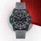 【LUMINOX 雷明時】雷明時海豹部隊機械錶黑面灰計時圈 瑞士錶(灰色橡膠CTF錶帶46mm)