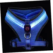 VANZACK 1Set USB Rechargeable LED Dog Vest Luminous Nighttime for Dogs Comfortable Lighting Modes for Evening Walks and Parties