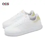 ADIDAS 休閒鞋 COURT PLATFORM 女鞋 白 金 皮革 低筒 復古 板鞋 小白鞋 愛迪達 GV8997