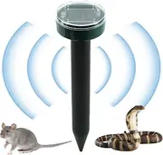 Mole Deterent Devices - Waterproof Mole & Gopher Repelent | PST Control Snake Repelent Deterent Waterproof | Ultrasonic PST Repeller for Garden | Solar-Powered Alley Pet Warning Tool