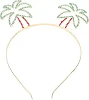 COOPHYA Beach Coconut Headband Beach Headband Novelty Headband Party Headband for Men Beach Party Headband Party Headband for Women Party Headband for Summer Novelty Hair Hoops