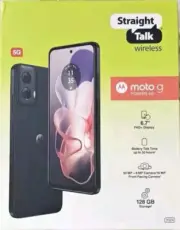 C0 Motorola Moto G Power 5G 2024 Phone 128GB Straight talk Locked black cell New