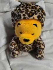 LEOPARD Cat Pooh Costume Japan Disney Store mbbp retired NEW bean bag beanie