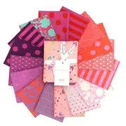 Tula's True Colors Flamingo - 16 piece Fat Quarter Bundle