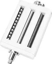 Pasta Maker Attachment - Pasta Roller & Cutters Attachment Set | Stainless Steel 3-1 Pasta Roller Attachment | Stand Mixers with Pasta Sheet Roller, Spaghetti, Fettuccine Cutter