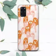 Halloween Orange Ghosts Spooky Case For Samsung Note 20 S20 S21 S22 S23 S24 FE