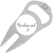 Bridesmaid Ring Golf Ball Marker Divot Repair Tool Bottle Opener