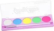 Neon Makeup Palette Water-soluble Paint Kit Uv Face Painting for Halloween Cosplay Stage Rave Events