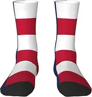 [EdWal] Soft Flag of Texas print Moisture Wicking Socks Sports Socks for Men and Women Warm thermal Boot Hiking Socks