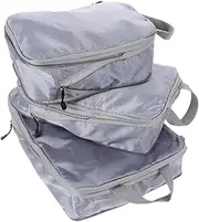 BESPORTBLE 3Pcs Travel Compression Storage Bags Lightweight Organizer Bags for Clothes Toiletries Travel Accessories Durable Compression Packing Cubes for Suitcases