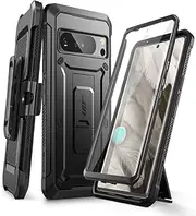 SUPCASE Unicorn Beetle Pro Series Case for Google Pixel 8 Pro (2023 Release), Full-Body Rugged Belt-Clip & Kickstand Case with Built-in Screen Protector (Black)