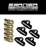 BRP Quick Clip Snap Hook Harness/Belt Connection 2"/3" & Eyebolt SFI FIA