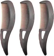 Hollow Tooth Hairbrush and Dandruff Comb Set - 3Pcs Scalp Sweep Detoxing Comb for Dandruff Removal