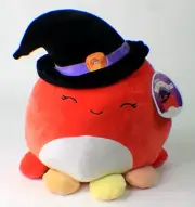 NWT Kellytoy Squishmallows 12” Detra Witch Octopus Halloween Plush 2021 Limited