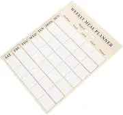 HOMSFOU Weekly Meal Planner Sticker Erasable Whiteboard Menu Board for Office Home Removable Schedule Stickers for Easy Planning Organization