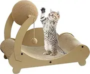 Cat Scratching Bed | Kitten Scratching Sofa | Furniture Protector Cozy with Ball Pet Exercise Indoor Grinding Claw for Cats Lounging and Play Area