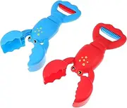 Milisten 2Pcs Lobster Sand Digger for Lightweight Plastic Crab Claw Beach and Activity for Sandbox Play and Group Fun