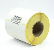 MDlabels White Thermal Labels on Roll 90 x 40 mm Pack of 1000 Permanent Adhesive for Barcode White Adhesive Labels for Labelling