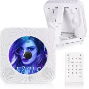 Bluetooth CD Player FM Radio CD Players with HiFi Speakers Wall Mountable CD